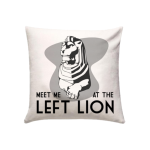 Left Lion Cushion Cover