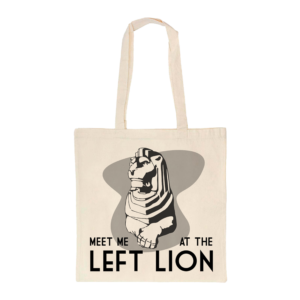 Left Lion Tote Bag