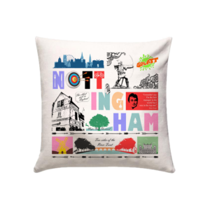 Nottingham Collage Cushion Cover