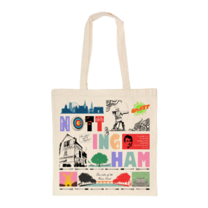 Nottingham Collage Tote Bag